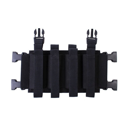 IDOGEAR PEW Tactical Quadruple Magazine Pouch Panel For MK3 MK4 JPC2.0 Elastic SMG Mag Pouch Military Ranger Green Mag Carrier VT04