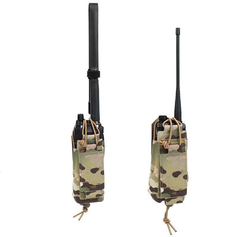 IDOGEAR PEW Tactical Radio Pouch MOLLE Baofeng Radio Pouch for BAOFENG UV5R UV82 Military Ranger Green Gear P032 Wargame Survival Kit