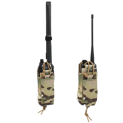 IDOGEAR PEW Tactical Radio Pouch MOLLE Baofeng Radio Pouch for BAOFENG UV5R UV82 Military Ranger Green Gear P032 Wargame Survival Kit