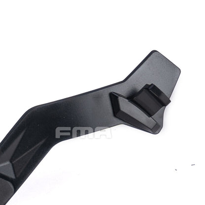 FMA Tactical Half Face Mask With Helmet Guide Rail Connect for SF Tactical Helmet TB1335