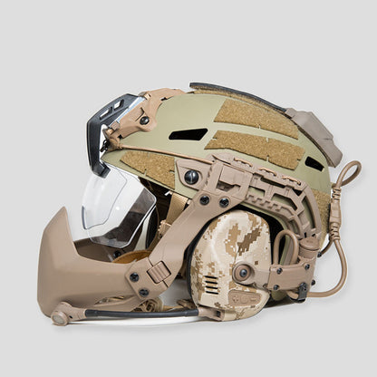 FMA Tactical Half Face Mask Seal Mask Folding Protective Mask For Tactical Helmet A Version Military Face Cover Outdoor 1363