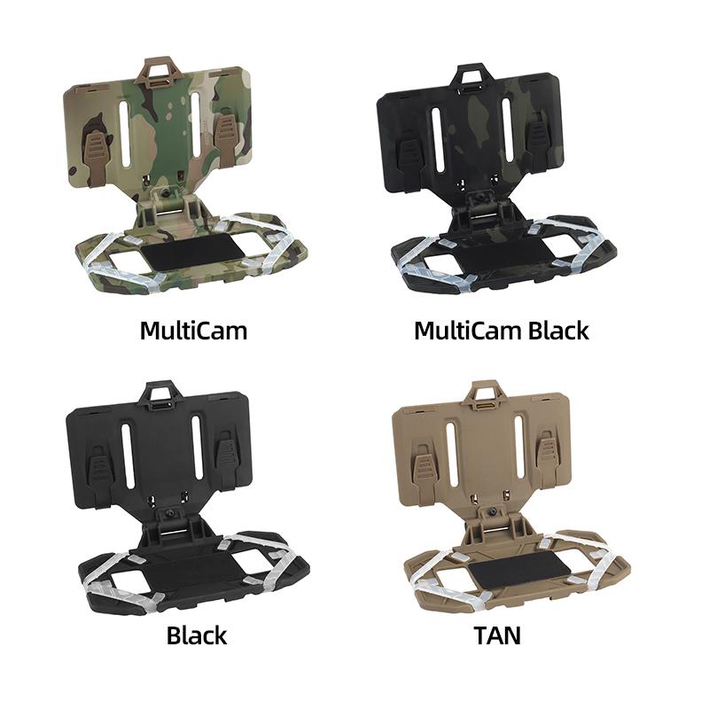 IDOGEAR Tactical Phone Case Mobile Pouch MOLLE Shell Foldable Navigation Board Silicone Strap Folding Fixed Buckle For Iphone6 Outdoor MB-03