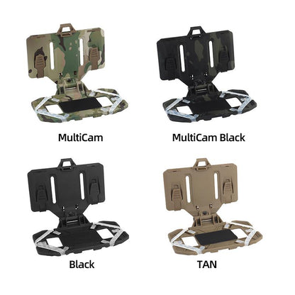 IDOGEAR Tactical Phone Case Mobile Pouch MOLLE Shell Foldable Navigation Board Silicone Strap Folding Fixed Buckle For Iphone6 Outdoor MB-03