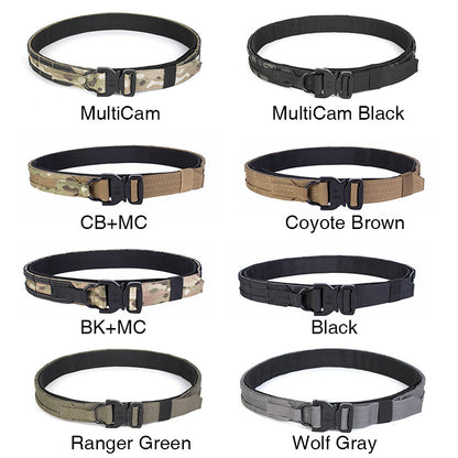 IDOGEAR 1.75inch Tactical Combat Belts Quick Release Buckle PEW TACTICAL Ronin Tactics Style Senshi Belt SL002
