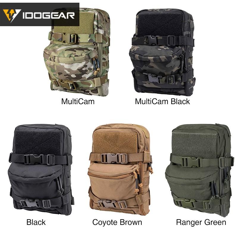 IDOGEAR Tactical Hydration Backpack Water Assault Molle Pouch Tactical Combat Accessories Multifunction Bags 3530