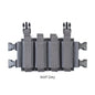 IDOGEAR PEW Tactical Quadruple Magazine Pouch Panel For MK3 MK4 JPC2.0 Elastic SMG Mag Pouch Military Ranger Green Mag Carrier VT04