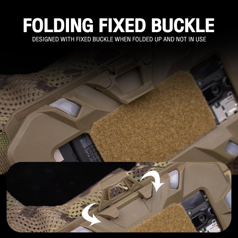 IDOGEAR Tactical Phone Case Mobile Pouch MOLLE Shell Foldable Navigation Board Silicone Strap Folding Fixed Buckle For Iphone6 Outdoor MB-03