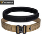 IDOGEAR Tactical 2" Belt with Adjustable Inner Belt MOLLE Metal Buckle Men Outdoor Hiking Training Camping Accessories 3415
