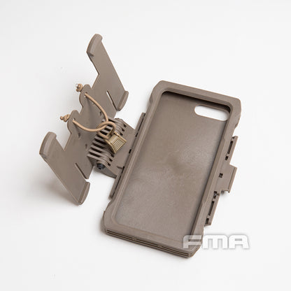 FMA Molle Tactical Plus Mobile Pouch Paintball Shell Phone Case For Iphone 7/8 Plus 1320