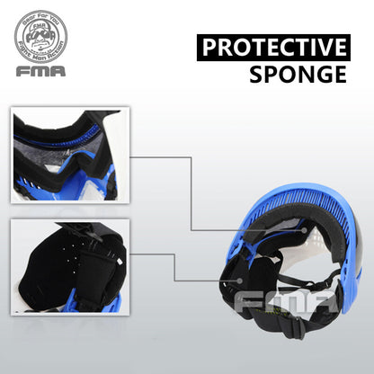 FMA F1 Tactical Full Face Mask Military Wargame Safety Mask Face Guard Paintball Anti-fog Goggle Mask F0011