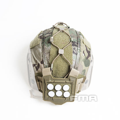 FMA Tactical Helmet Cover For Maritime Helmet with NVG Pouch Multifunctional Military Army Headwear Helmet Clothes Camouflage Outdoor 1345
