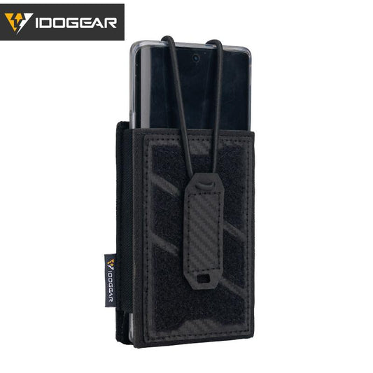 IDOGEAR Tactical Phone Pouch Nylon Universal Radio Pouch Single 5.56 Mag Pouch Ajustable Anti-slip Military Army 3588