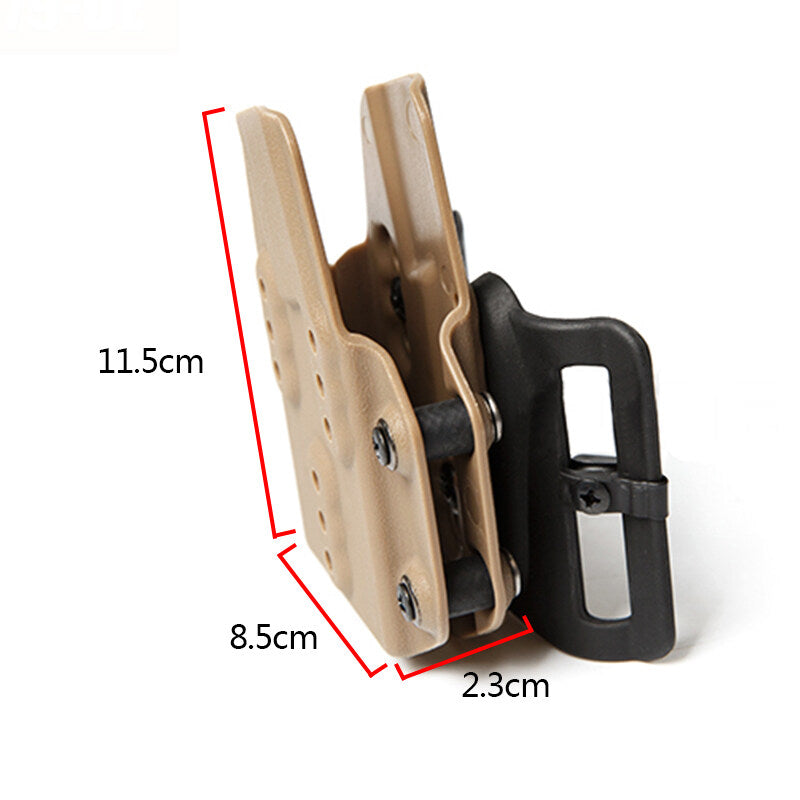 FMA Tactical Kydex AR Mag Holder 556 Single Magazine Carrier with Belt System Mount 1279