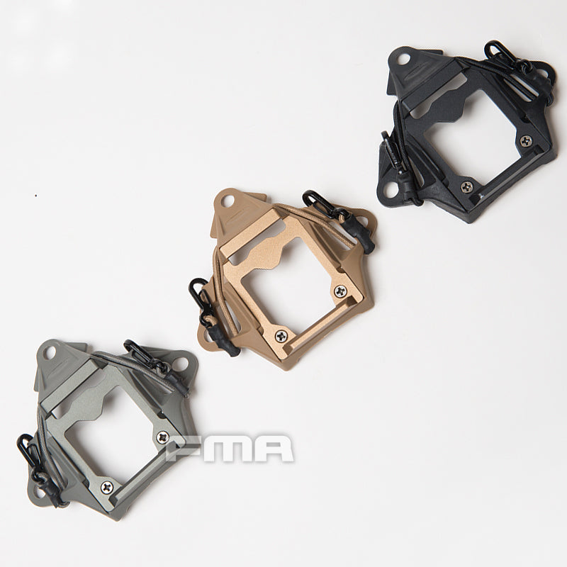 FMA Tactical Modular Bungee Shroud Aluminum for L4G24 L4G19 NVG Mount Helmet Accessories Paintball Military Hiking Army Tactical Gear