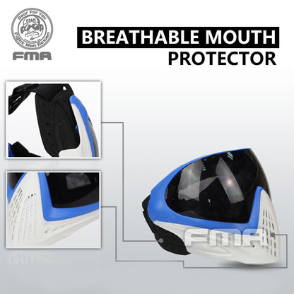 FMA F1 Tactical Full Face Mask Military Wargame Safety Mask Face Guard Paintball Anti-fog Goggle Mask F0011
