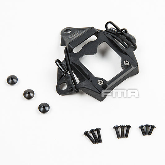FMA Tactical Modular Bungee Shroud Aluminum for L4G24 L4G19 NVG Mount Helmet Accessories Paintball Military Hiking Army Tactical Gear
