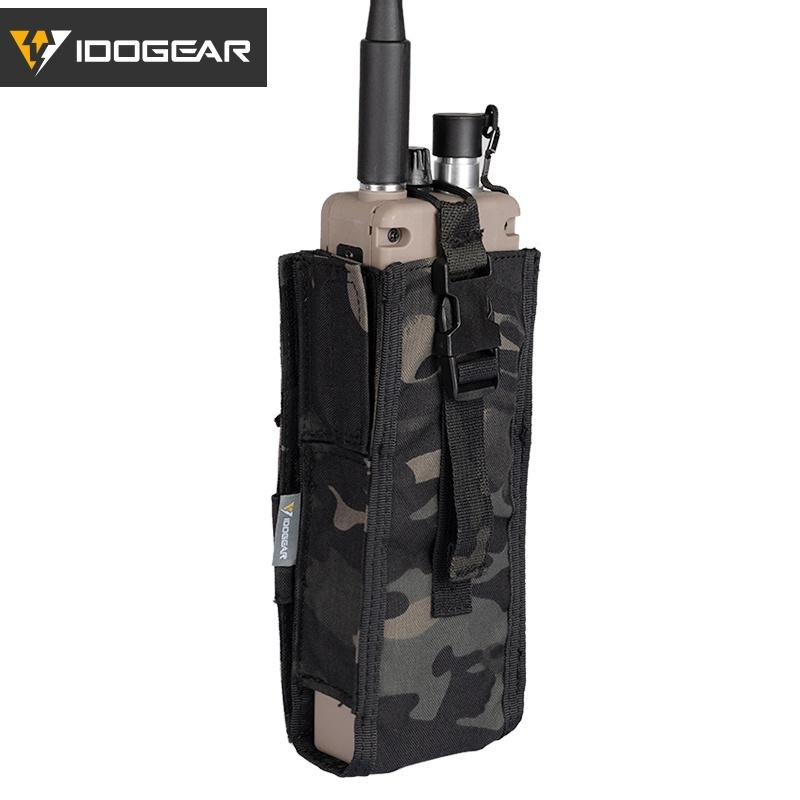 IDOGEAR Tactical Radio Pouch For PRC148/152 MOLLE Holder Quick-release 3553