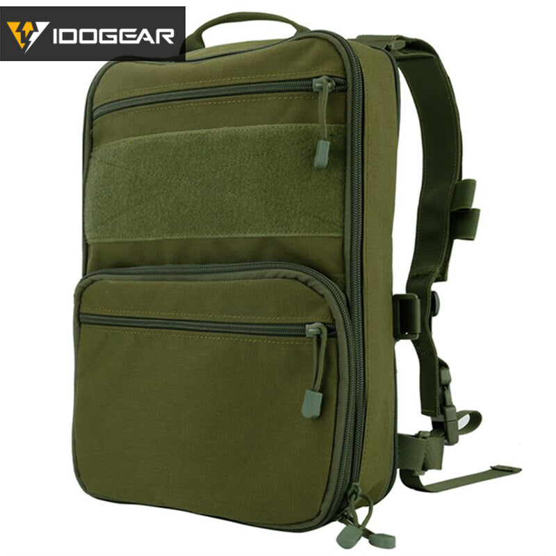 IDOGEAR 410 Flatpack Tactical Backpack Multi-purposed Rucksack Military Utility MOLLE Bag Paintball  3562 Camouflage Fans Accessories