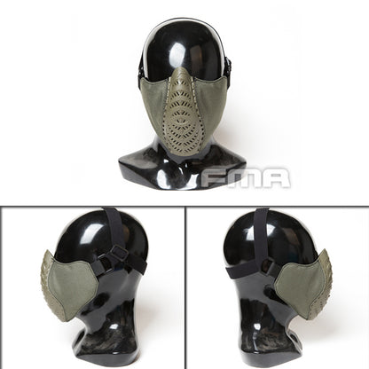 FMA Tactical Face Mask Combat Face Cover Breathable Mesh TPU military Cycling Half Face Mask Tactical Military Gear 1296