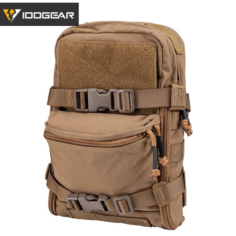 IDOGEAR Tactical Hydration Backpack Water Assault Molle Pouch Tactical Combat Accessories Multifunction Bags 3530