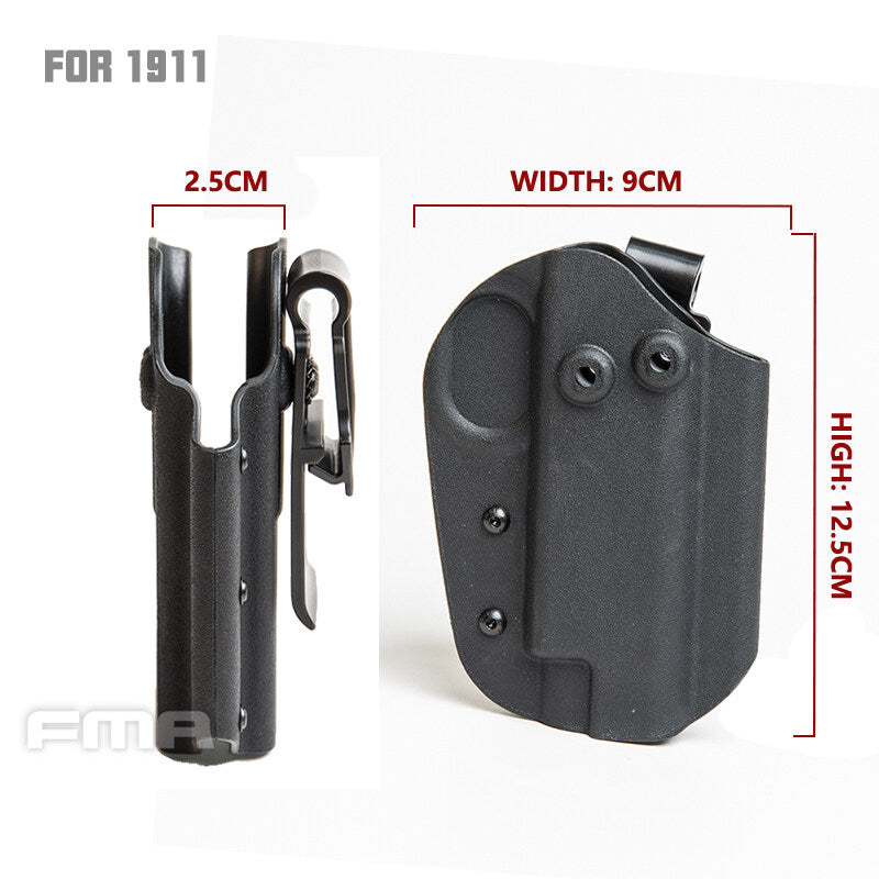 FMA Tactical KYDEX Holster For 1911 With Belt Clip Mount 1339
