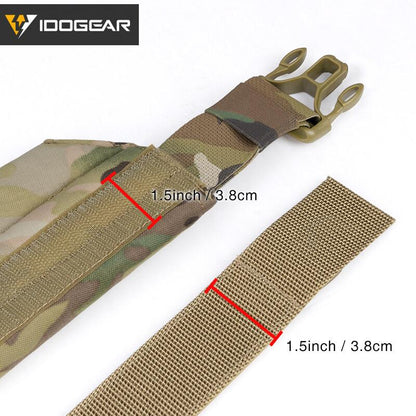 IDOGEAR MRB2.0 Tactical Belt Modular Riggers Quick Release MOLLE Low Profile Cummerbund Military Wargame Protective Belt 3424