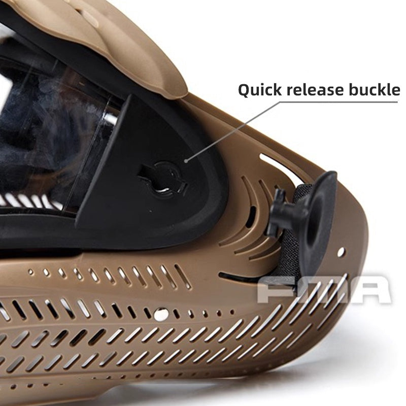 FMA Tactical Face Cover F2 Full Face Mask With Single Layer F0026