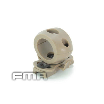 FMA Helmet Flashlight mount Single Clamp For 1" Flashlight FAST Helmet Rails Accessories Military Outdoor Tactical Wargame Gear