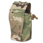 IDOGEAR Tactical Mulfunctional SPUD Pouch Universal Radio Pouch Storage Pouch Laser Cut Lightweight Adjustable Camo Military Wargame Outdoor MG-75
