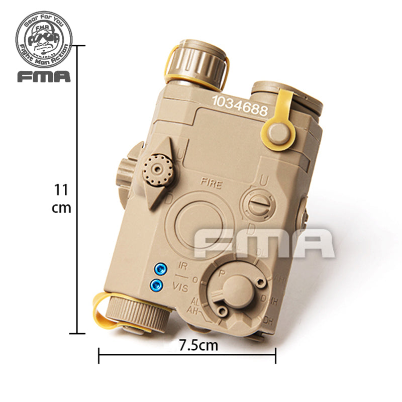 FMA PEQ 15 LA-5 Tactical Green Laser Light PEQ-15 Case Box Paintball Military Hiking Army Tactical Gear Outdoor