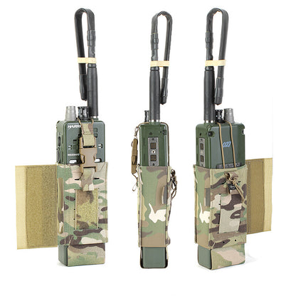 IDOGEAR PEW Tactical Radio Pouch for PRC 152 148 MPU5 CP Style Airlite Configurable Radio Pouch for SPC Vest P044