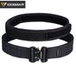 IDOGEAR Tactical 2" Belt with Adjustable Inner Belt MOLLE Metal Buckle Men Outdoor Hiking Training Camping Accessories 3415
