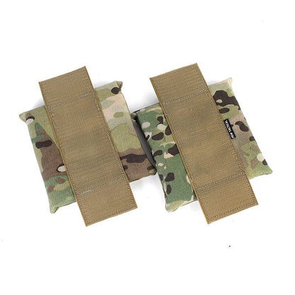 IDOGEAR PEW Tactical 3AC Side Plate Pockets 6X6 Side Pouch FERRO STYLE Belt Bag Military Camouflage Pouch Nylon Side Pouch 2pcs OT57 Wargame Survival Kit
