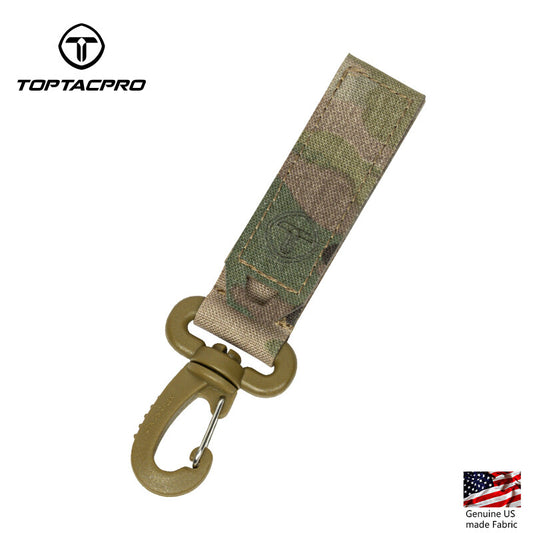 TOPTACPRO Tactical Wiregate Carabiner Snap Clip Hook Belt Keychain Multi-function Gloves Hooks 8903