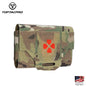 TOPTACPRO Tactical Medical Pouch First Aid Kit EMT IFAK Pouch Laser Cut Molle Micro Medical Pouch Blow-Out Pouch Survival Kit Magazine Holder Carrier EMT EDC Pouch Emergency Bag Army Military Camouflage Waist Pack 8508
