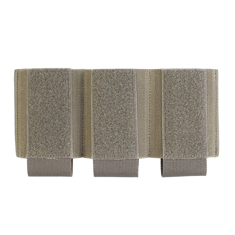 IDOGEAR PEW Tactical 556 Triple Magazine Pouch Elastic MAG Pouch Hook & Loop DOPE Ferro Style Insert Magazine Pouch Top Open Fastmag OT52 Wargame Survival Kit