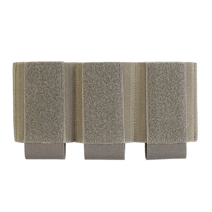 IDOGEAR PEW Tactical 556 Triple Magazine Pouch Elastic MAG Pouch Hook & Loop DOPE Ferro Style Insert Magazine Pouch Top Open Fastmag OT52 Wargame Survival Kit