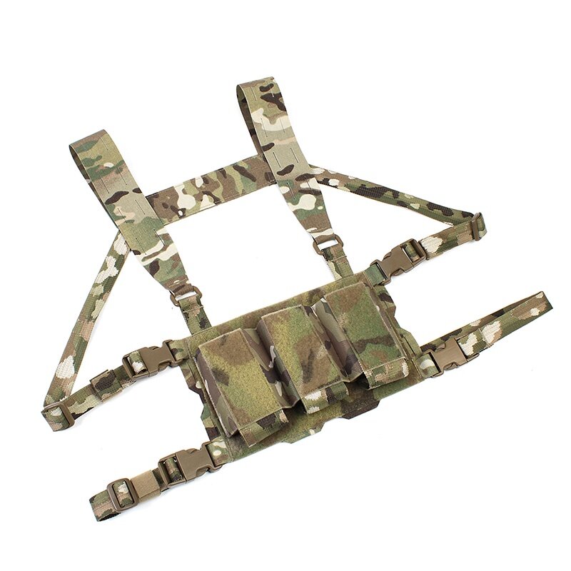 IDOGEAR PEW Tactical 556 Triple Magazine Pouch Elastic MAG Pouch Hook & Loop DOPE Ferro Style Insert Magazine Pouch Top Open Fastmag OT52 Wargame Survival Kit