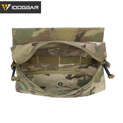 IDOGEAR Tactical Mini Dangler Drop Pouch For JPC CPC LBT D3CR MK3 MK4 Plate Carrier Chest Rig Tactical Tool Storage Fanny Pack Multicam 3584