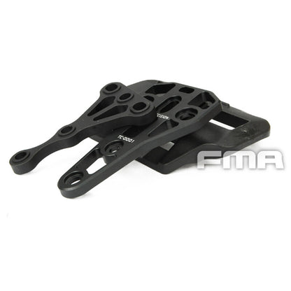 FMA Tactical Belt Adapter Trifecta Connection Auxiliary Pouch Low Ride Belt Adapter Low Profile Compatible with Safariland/Blackhawk/G-Code Holsters 1040
