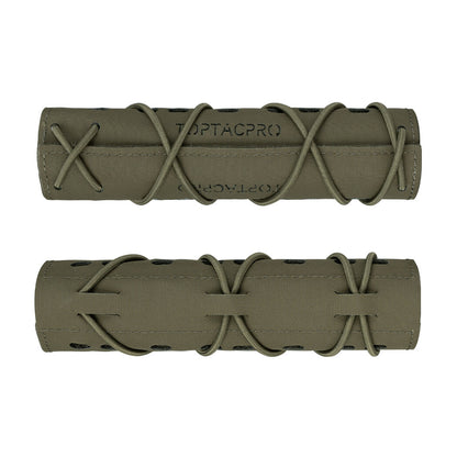 TOPTACPRO 18cm Tactical Suppressor Cover Military Silencer Protective Muffler Cover Military Army Accessories 8503