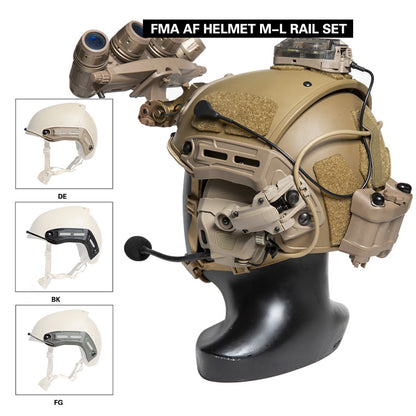 FMA Tactical Helmet Rail for AF Helmet M/L Size Military Fans Outdoor Training Hiking Camping Cyling Accessories 1446