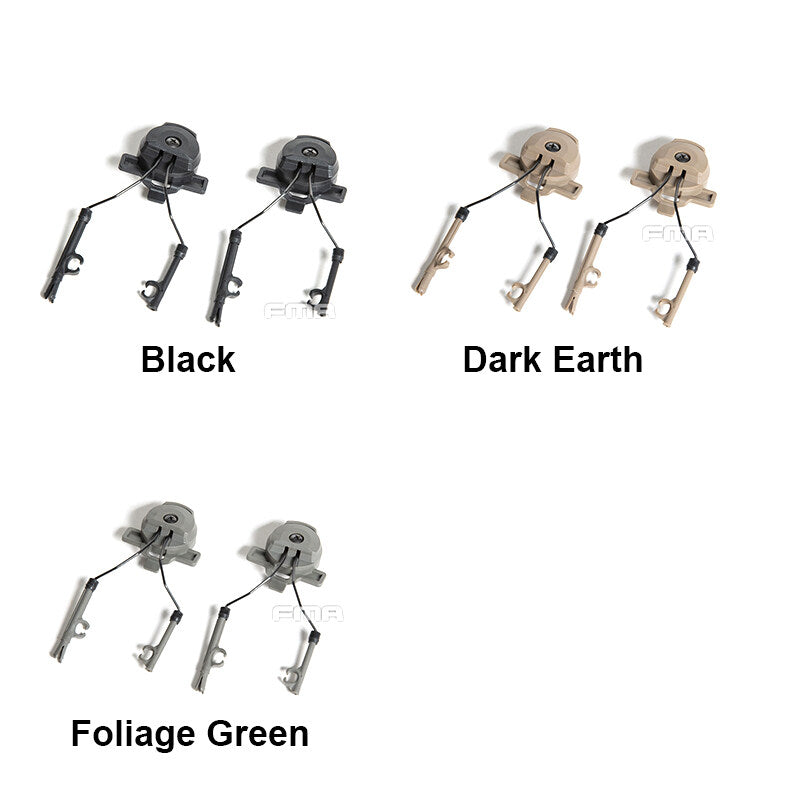 FMA EX 3.0 TW Helmet Rail Adapter Team Wendy Helmet Headset Buckle Bracket Holder Tactical Helmet Rail Adapter for Tactical Headset