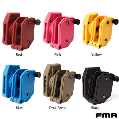 IDOGEAR IPSC USPSA IDPA Belt Set Special Competition Tactical Waist Belt with 4 Pcs IPSC FMA IPSC Multi-angle Speed Magazine Pouch Belt + Magazine Pouch Set