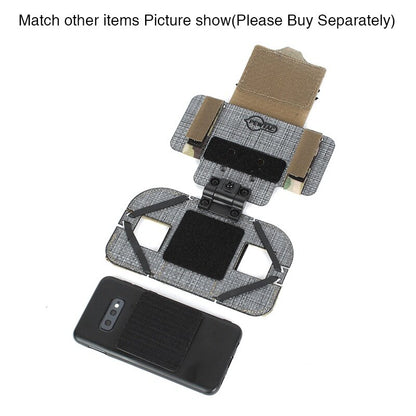 IDOGEAR PEW Tactical General Phone Pouch Holder S&S Version Military Admin Pouch Front Panel for Mobile Phone Army MOLLE Lightweight Phone Holder P043