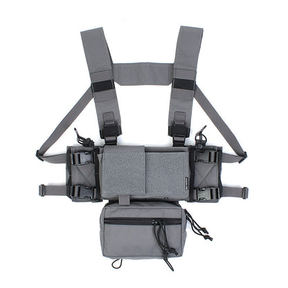 IDOGEAR PEW Tactical MK3 MK4 Chest Rig D3 500D Original Matte Cordura Fabric MK4 Full set Chest Rig Radio Pouch Drop Pouch VT01