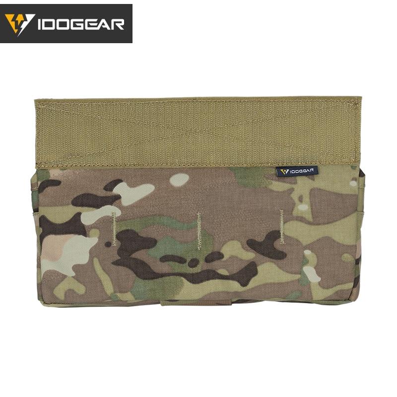 IDOGEAR Tactical Mini Dangler Drop Pouch For JPC CPC LBT D3CR MK3 MK4 Plate Carrier Chest Rig Tactical Tool Storage Fanny Pack Multicam 3584