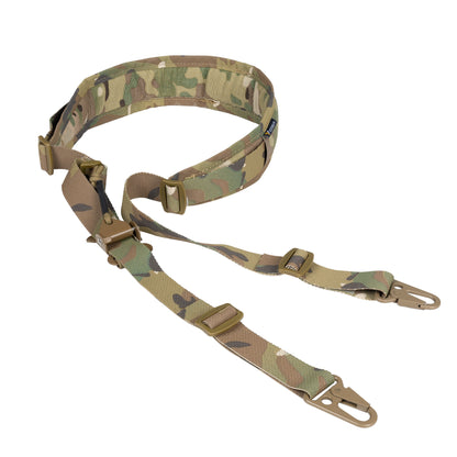 IDOGEAR Tactical Slings 2 Point Safety Sling Quick Adjust Padded Buckle Military Combat 2 Point Shoulder Strap Camera Slings Adjustable 3428