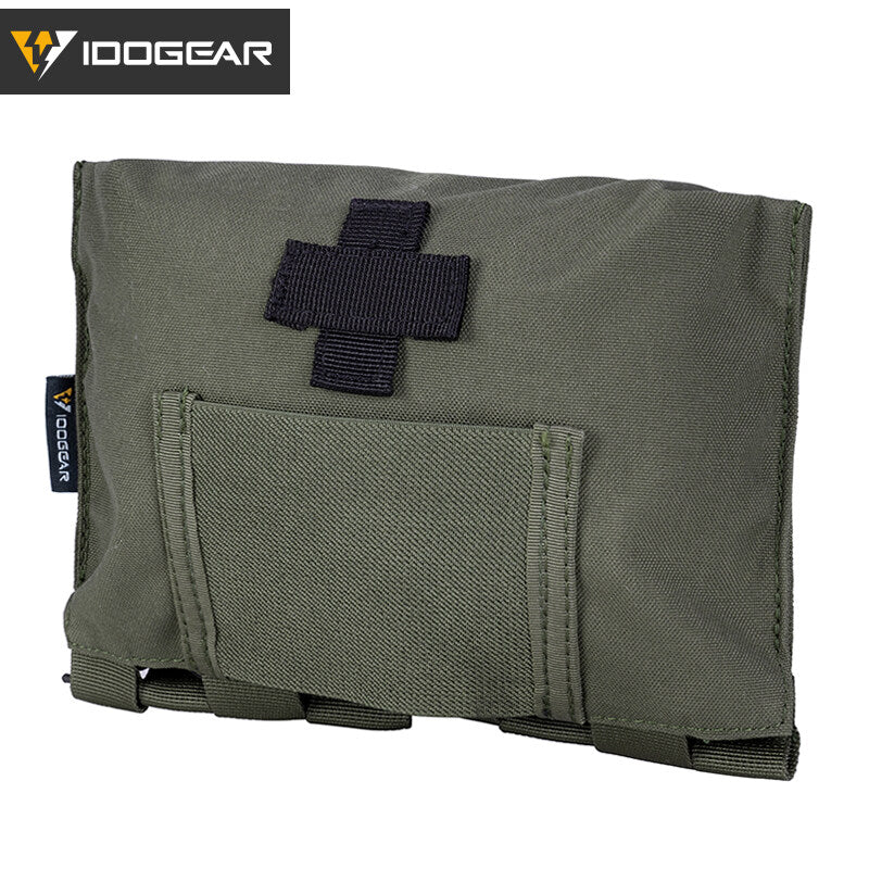 IDOGEAR 2 Inches Tactical Belt Laser Quick Release Metal Buckle Belt Set Outer Belt + Inner Belt with 4 Pouches Soft Shell 9mm 556 Magazine Pouch , Dump Pouch , Medical Pouch