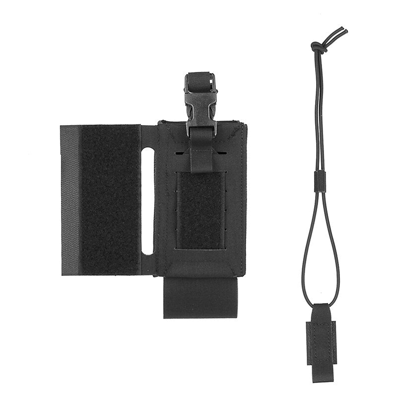 IDOGEAR PEW Tactical Radio Pouch for PRC 152 148 MPU5 CP Style Airlite Configurable Radio Pouch for SPC Vest P044